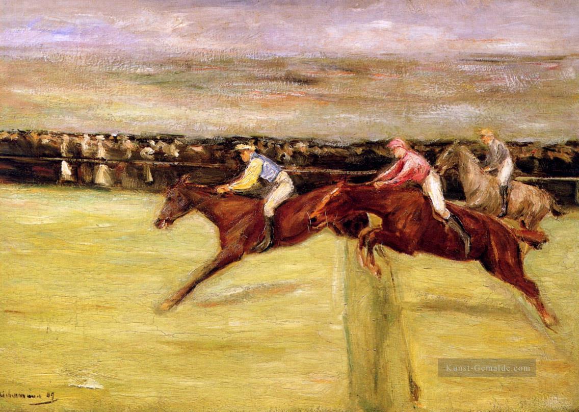 Pferderennen Max Liebermann deutscher Impressionismus Ölgemälde